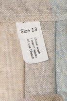 Vintage Pastel Striped Pleated Skirt