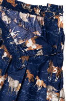 Vintage Horse Pattern Lightweight Skirt