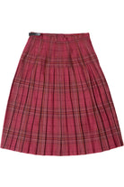 Vintage Dark Pink Plaid Moffat Weavers Skirt