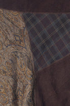 Corduroy Plaid Tapestry Patchwork Circle Skirt (2000s)