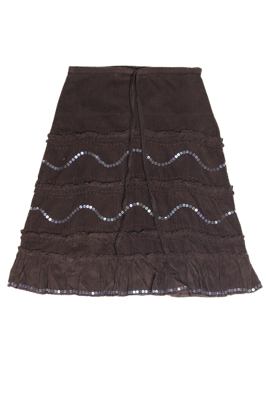 Betsy & Babs Tiered Sequin Skirt