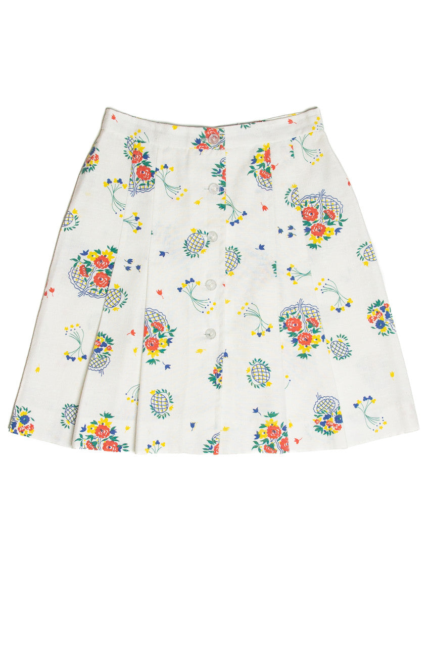 Vintage Four Corners Floral Skirt