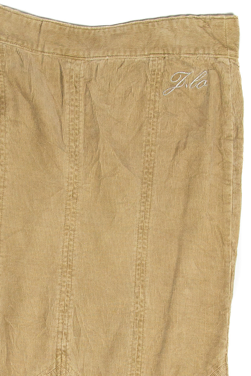 J. Lo By Jennifer Lopez Cord Skirt