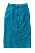 Vintage Sundance Blue Denim Midi Skirt (1990s)