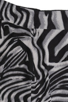 Vintage Y2K East 5th Zebra Swirl Print Skirt (2000s)