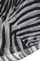Vintage Y2K East 5th Zebra Swirl Print Skirt (2000s)