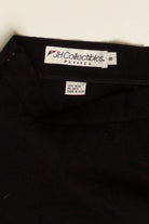 Vintage Black Wool Pleated Skirt (1990s)