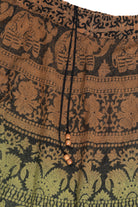 Elephant & Floral Print Ombre Skirt