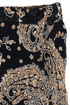 Vintage Paisley M Collection Side Slits Maxi Skirt (1990s)