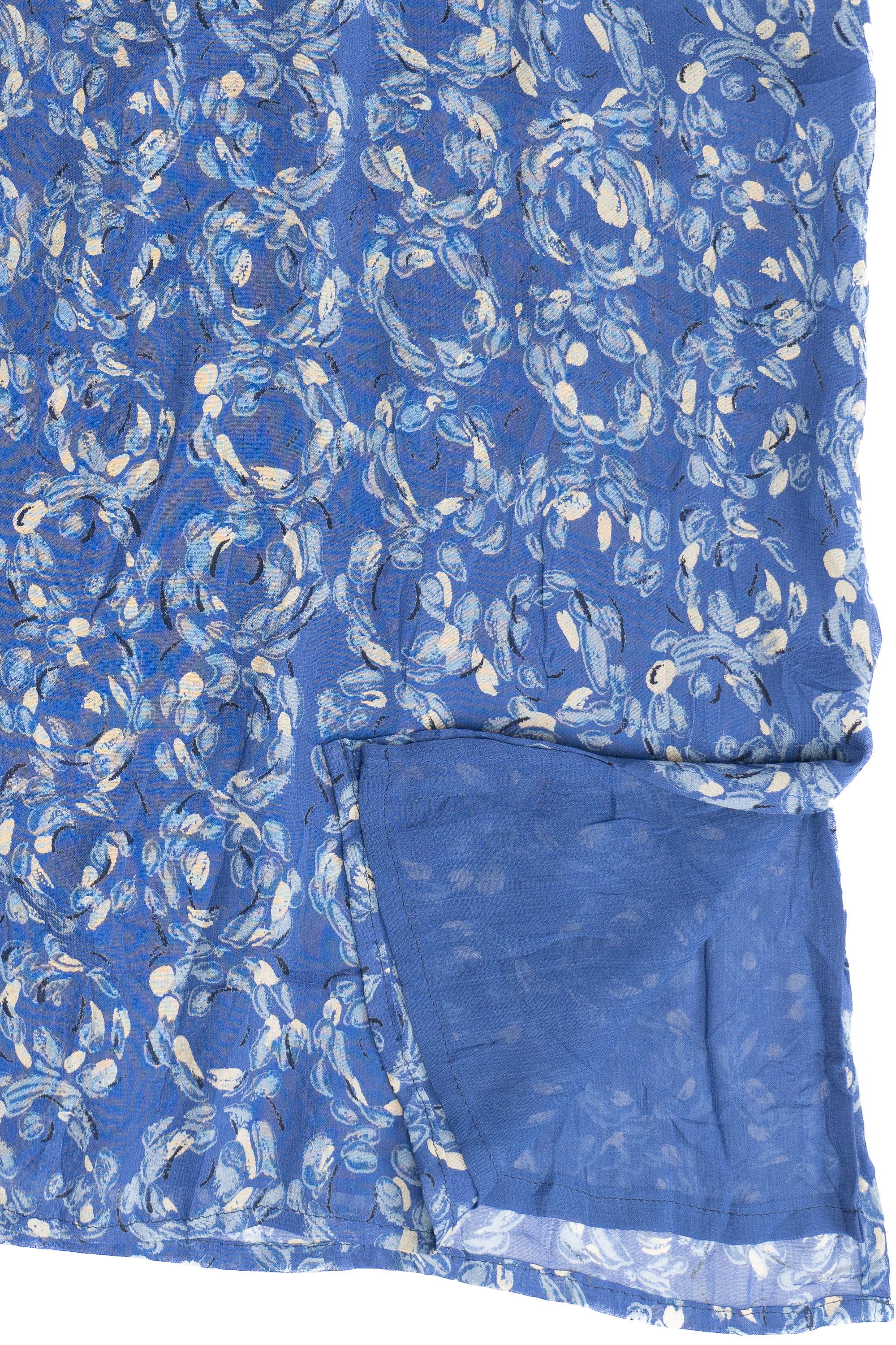 Vintage Zashi Lined Midi Skirt (2000s)