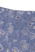 Vintage Blue Floral Skirt (1990s)