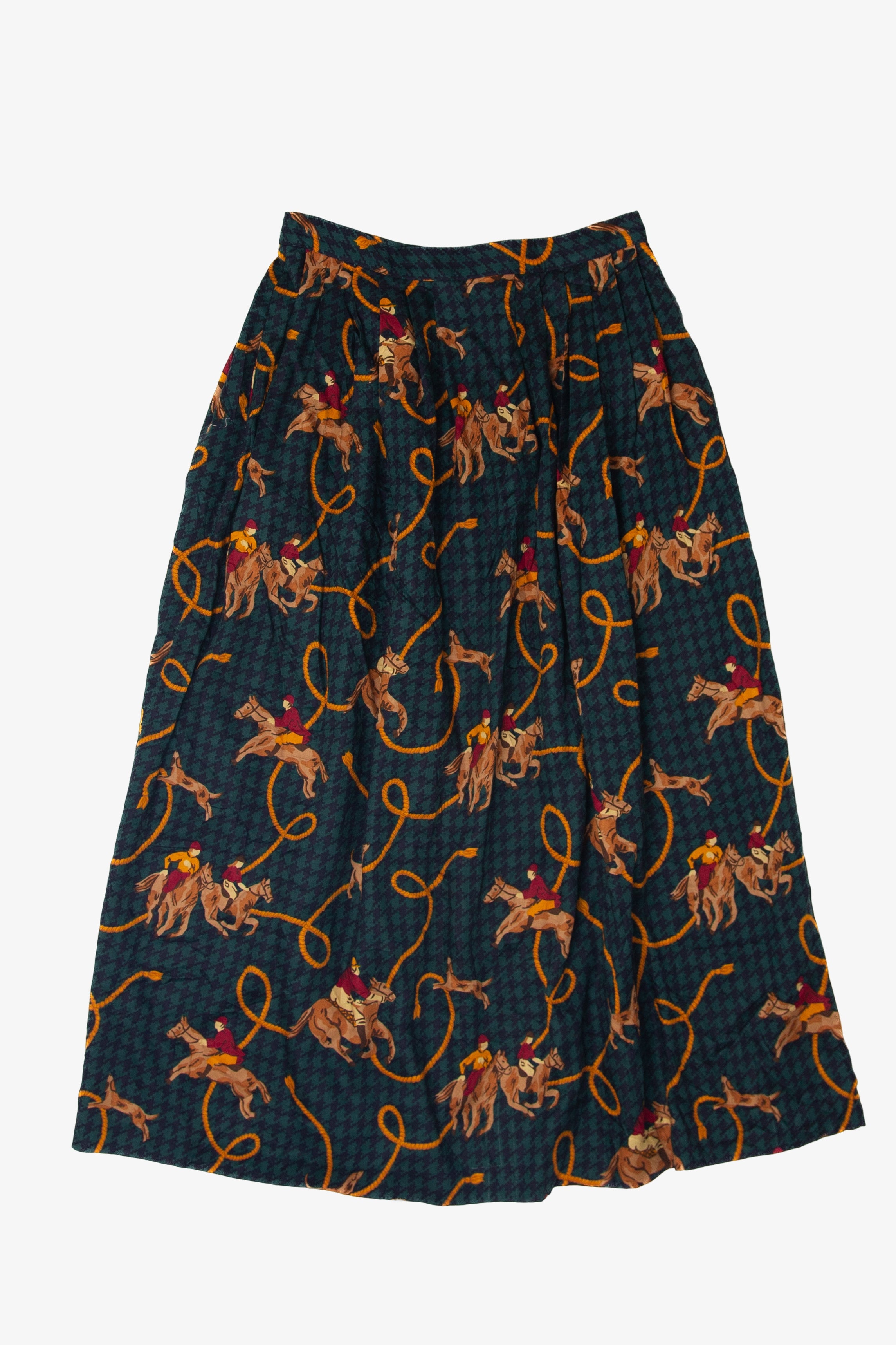 Vintage Charter Club Horse Rider Skirt (1990s)
