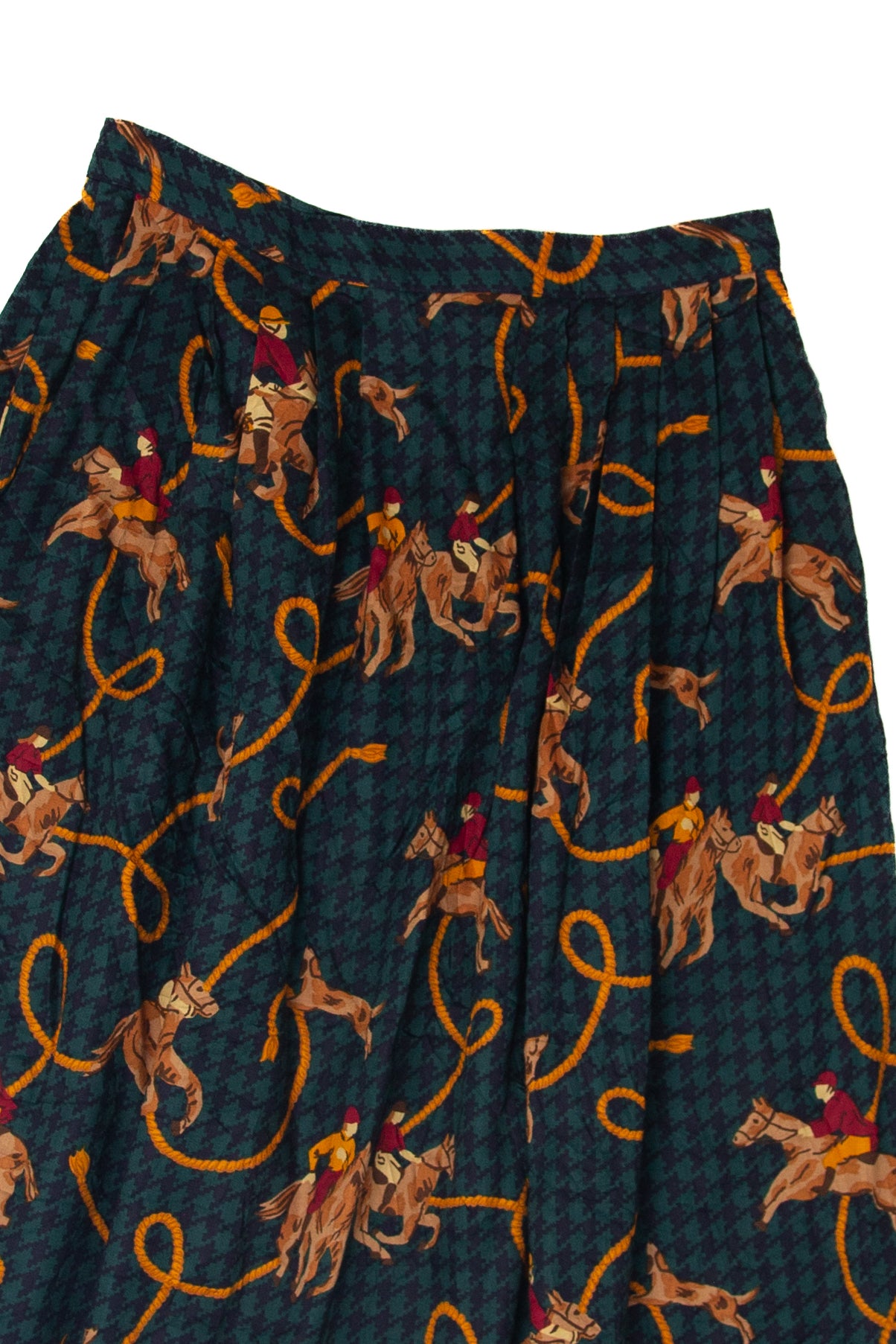 Vintage Charter Club Horse Rider Skirt (1990s)