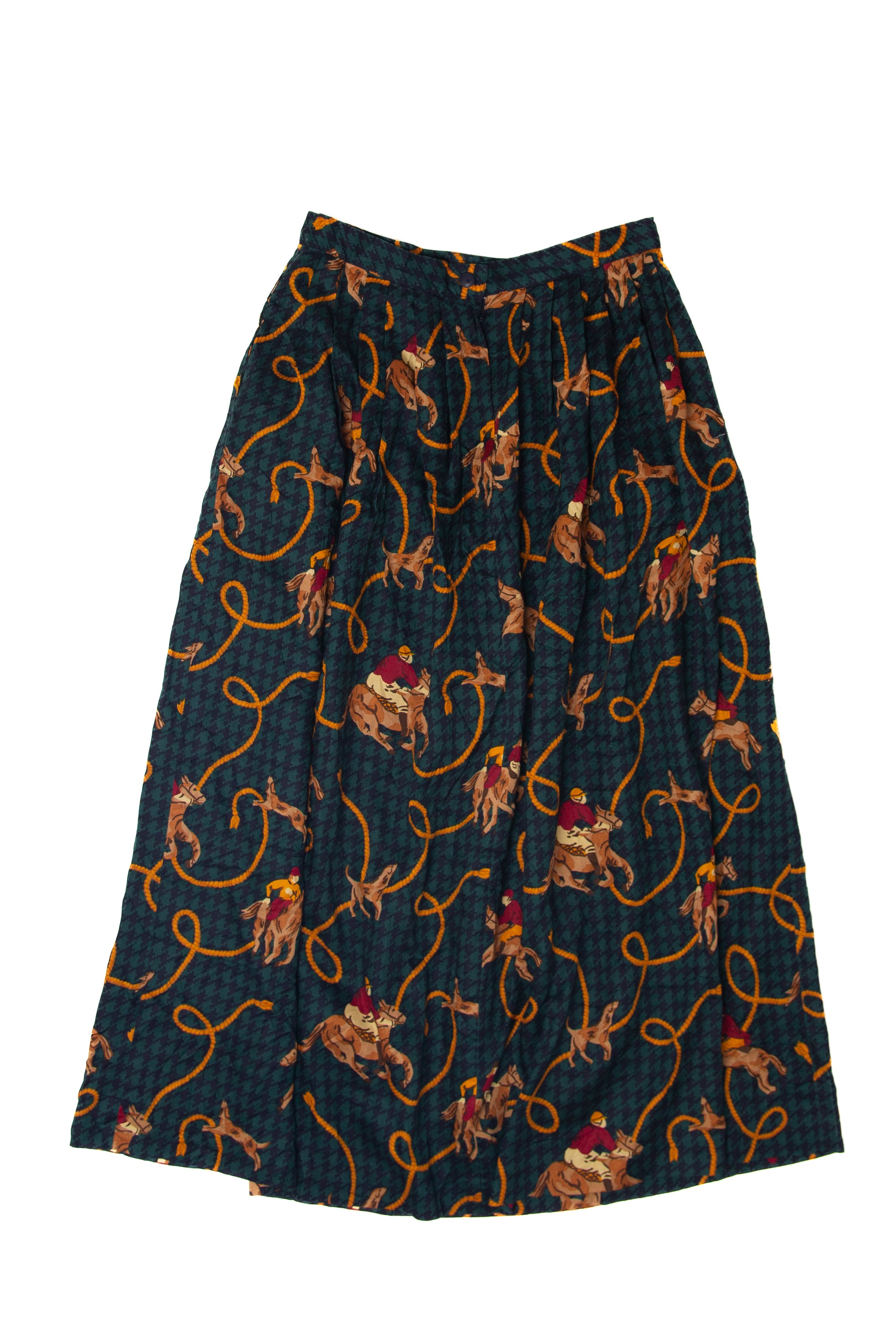Vintage Charter Club Horse Rider Skirt (1990s)