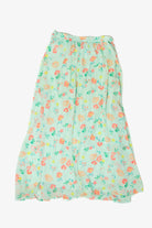 Vintage Cherokee Floral Elastic Waist Maxi Skirt (1990s)