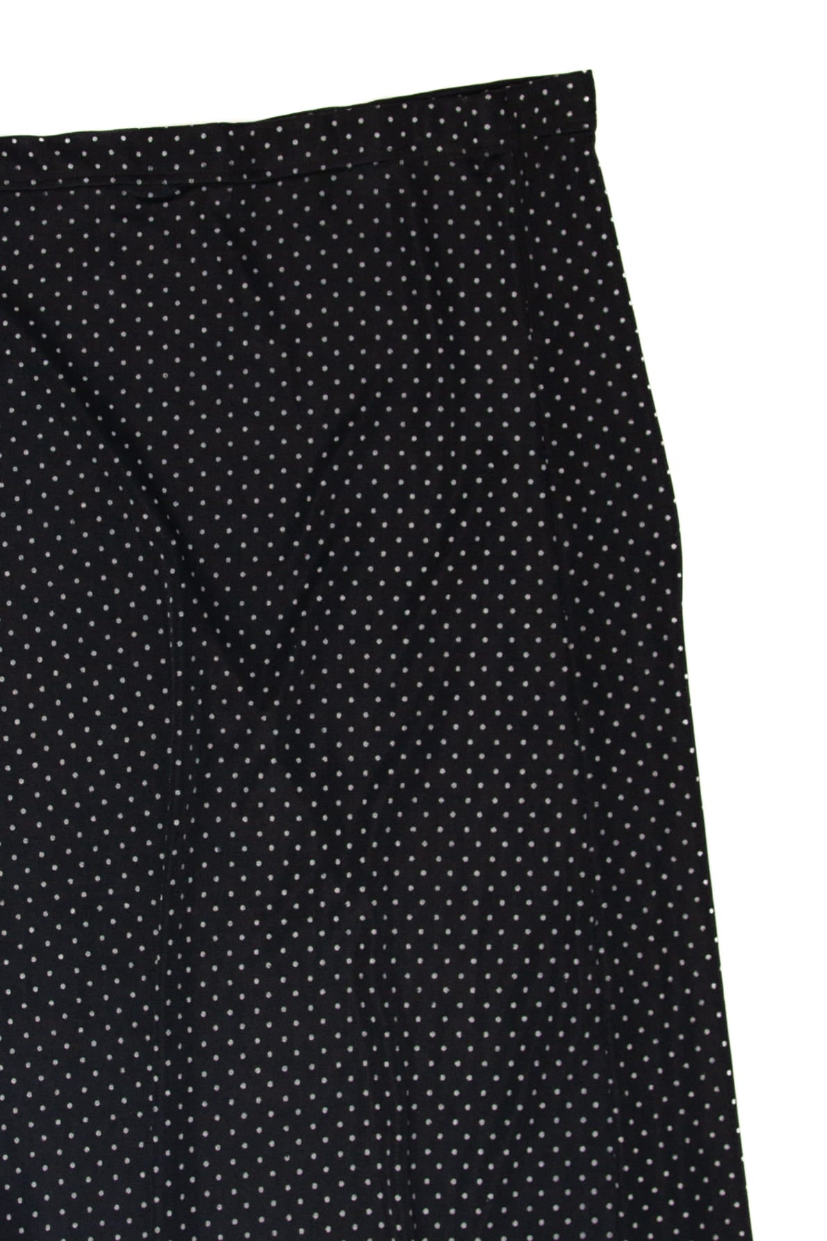 Vintage Black Dotted Skirt (1990s)