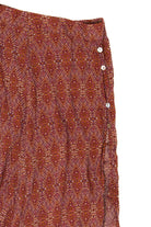 Vintage Fringe Button Up Maxi Skirt (1990s)