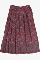 Vintage Teddi Floral And Paisley Skirt (1990s)