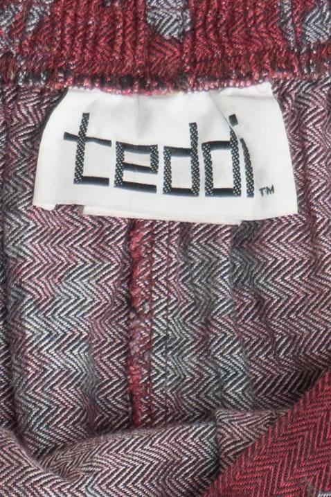 Vintage Teddi Floral And Paisley Skirt (1990s)