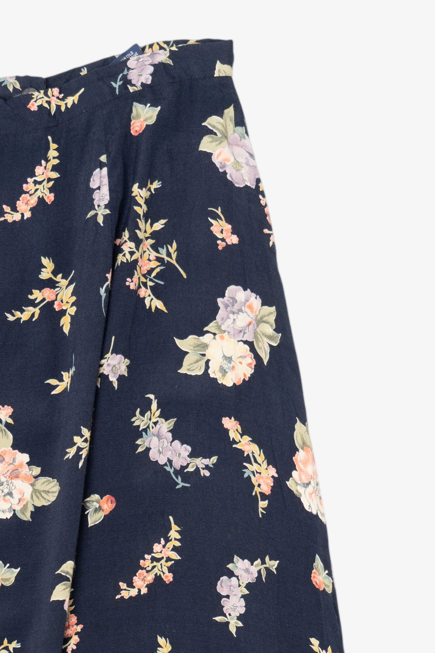 Vintage Navy Blue Hunt Club Maxi Skirt (1990s)