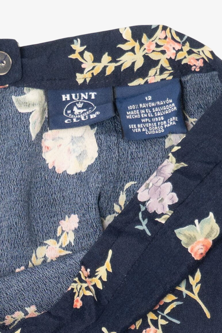 Vintage Navy Blue Hunt Club Maxi Skirt (1990s)