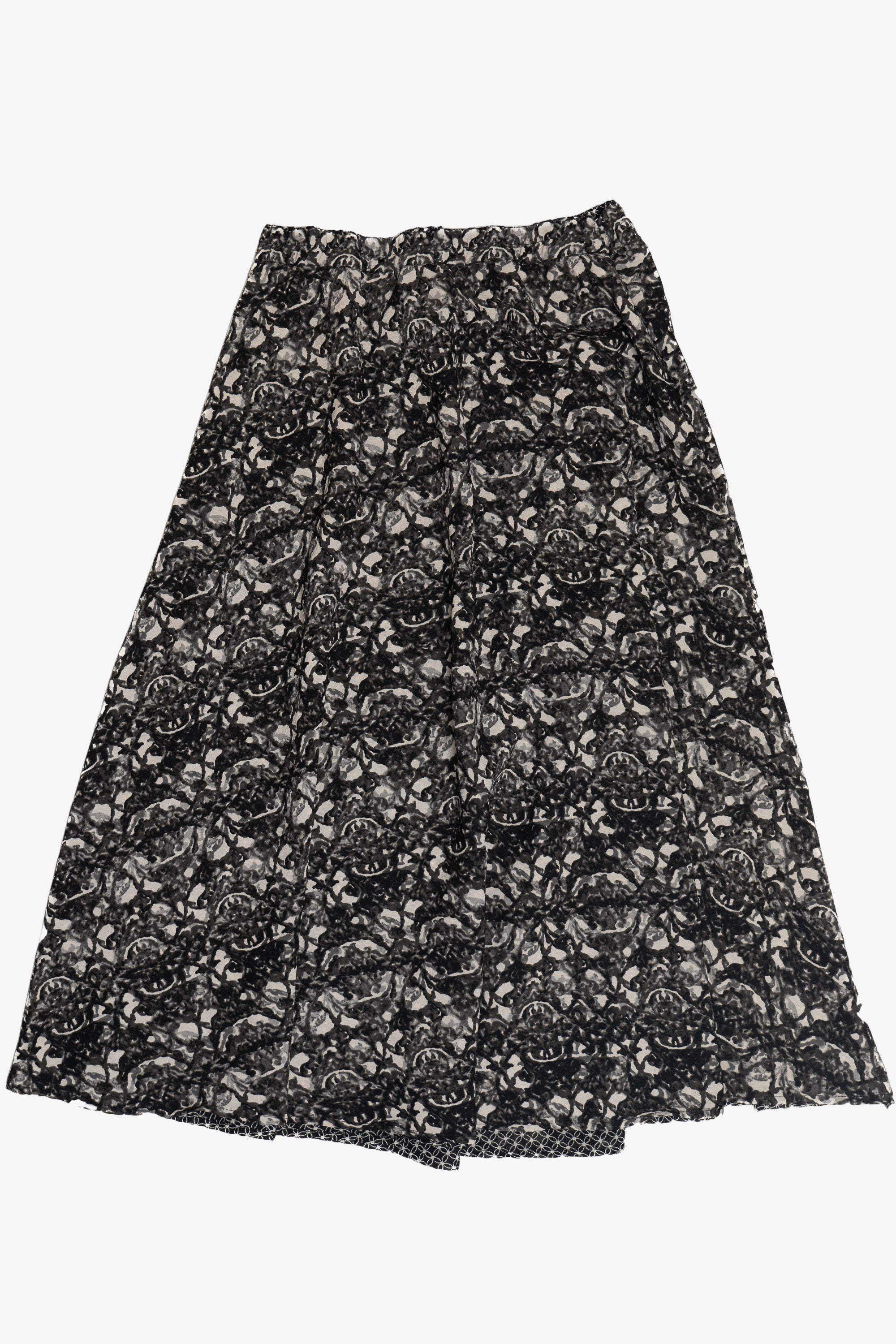 Vintage Coldwater Creek Lined Elastic Waist Skirt (2000s)