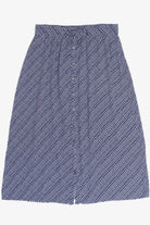 Vintage Loft Button Down Elastic Waist Maxi Skirt (2000s)