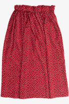 Exlura Polka Dot Elastic Waist Skirt