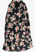Derek Heart Roses Elastic Waist Maxi Skirt
