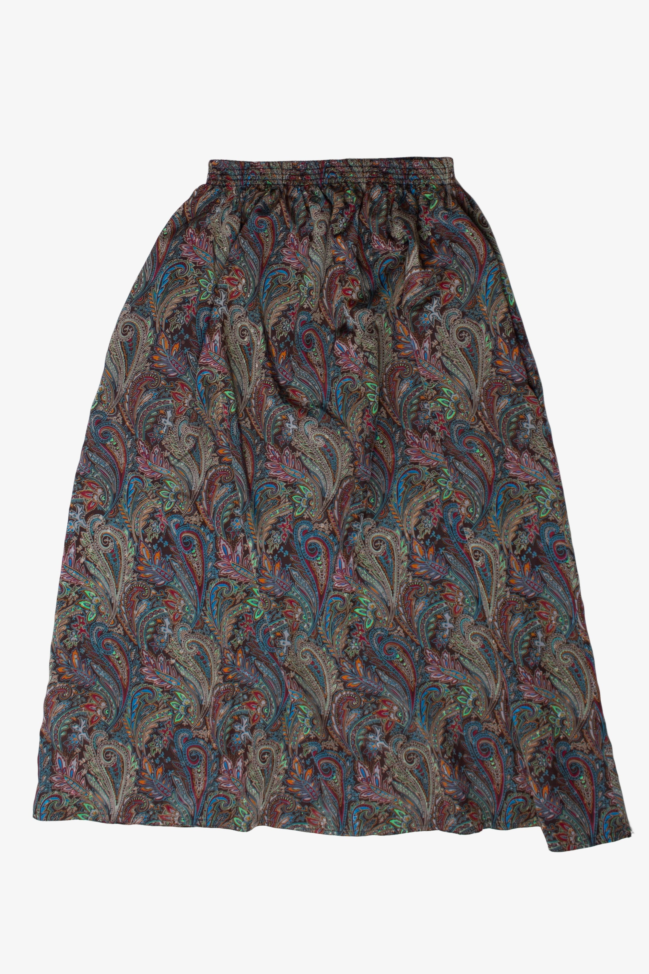 Vintage Paisley Russell Street Skirt (1990s)