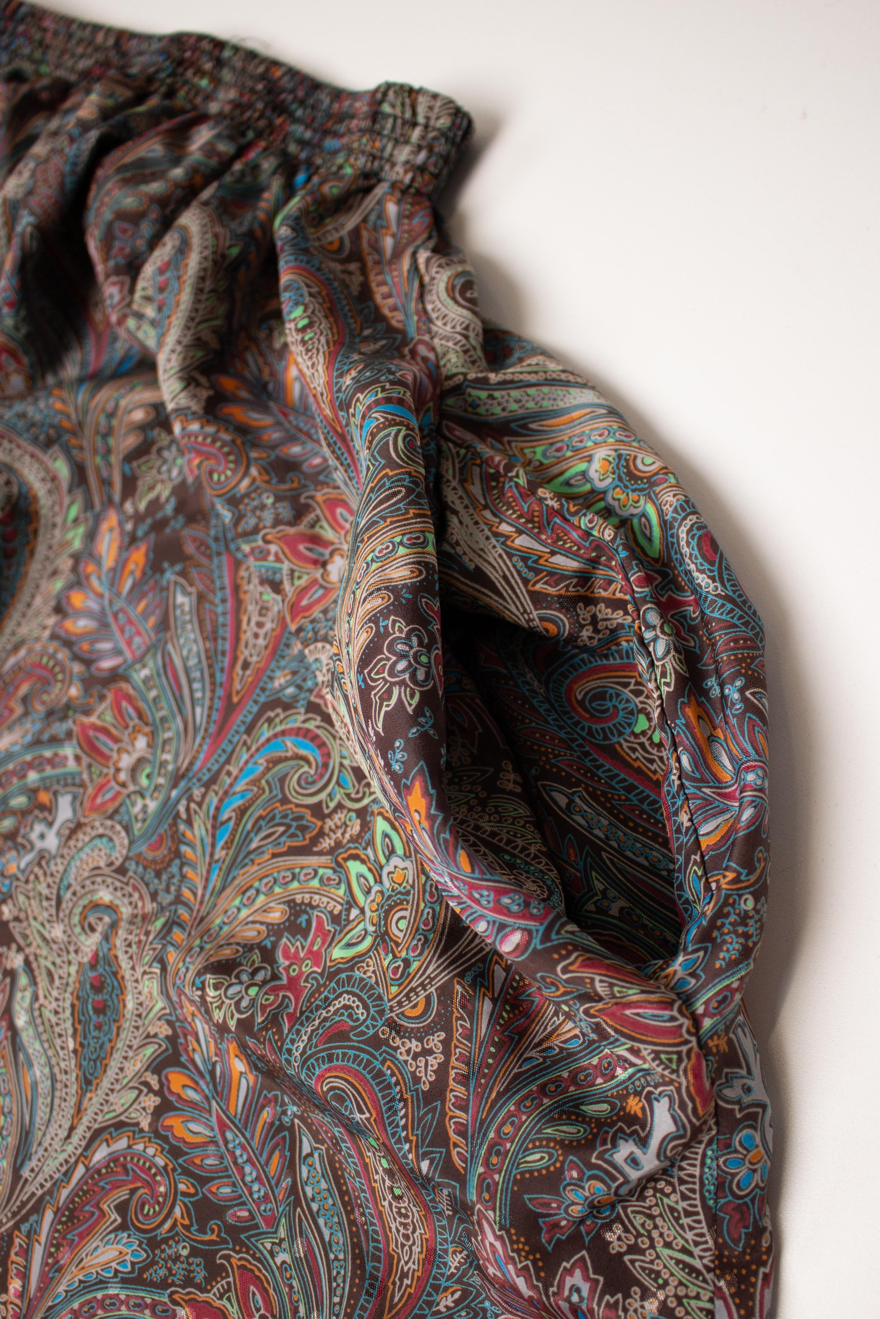 Vintage Paisley Russell Street Skirt (1990s)