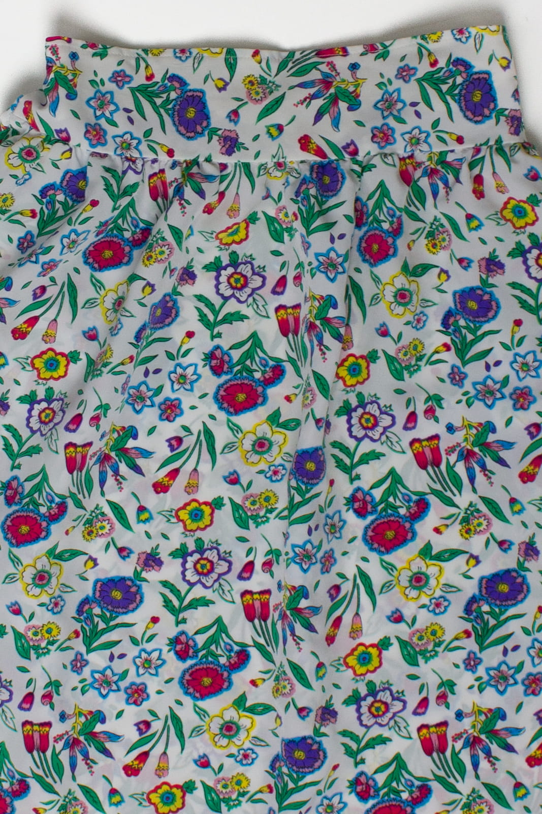 Vintage White Floral Skirt (2000s)