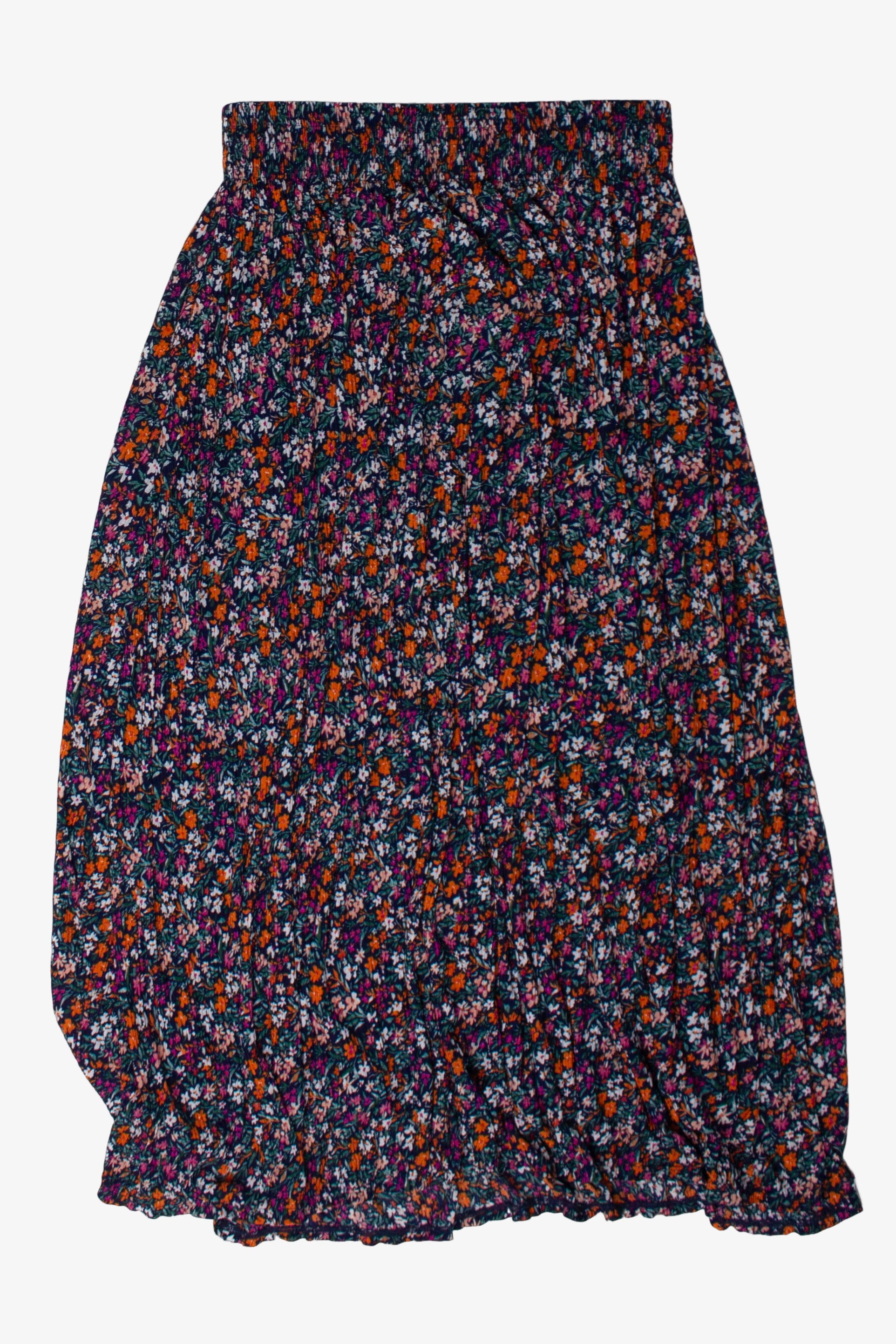RW & Co. Ribbed Floral Skirt (2000s)