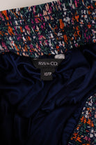 RW & Co. Ribbed Floral Skirt (2000s)