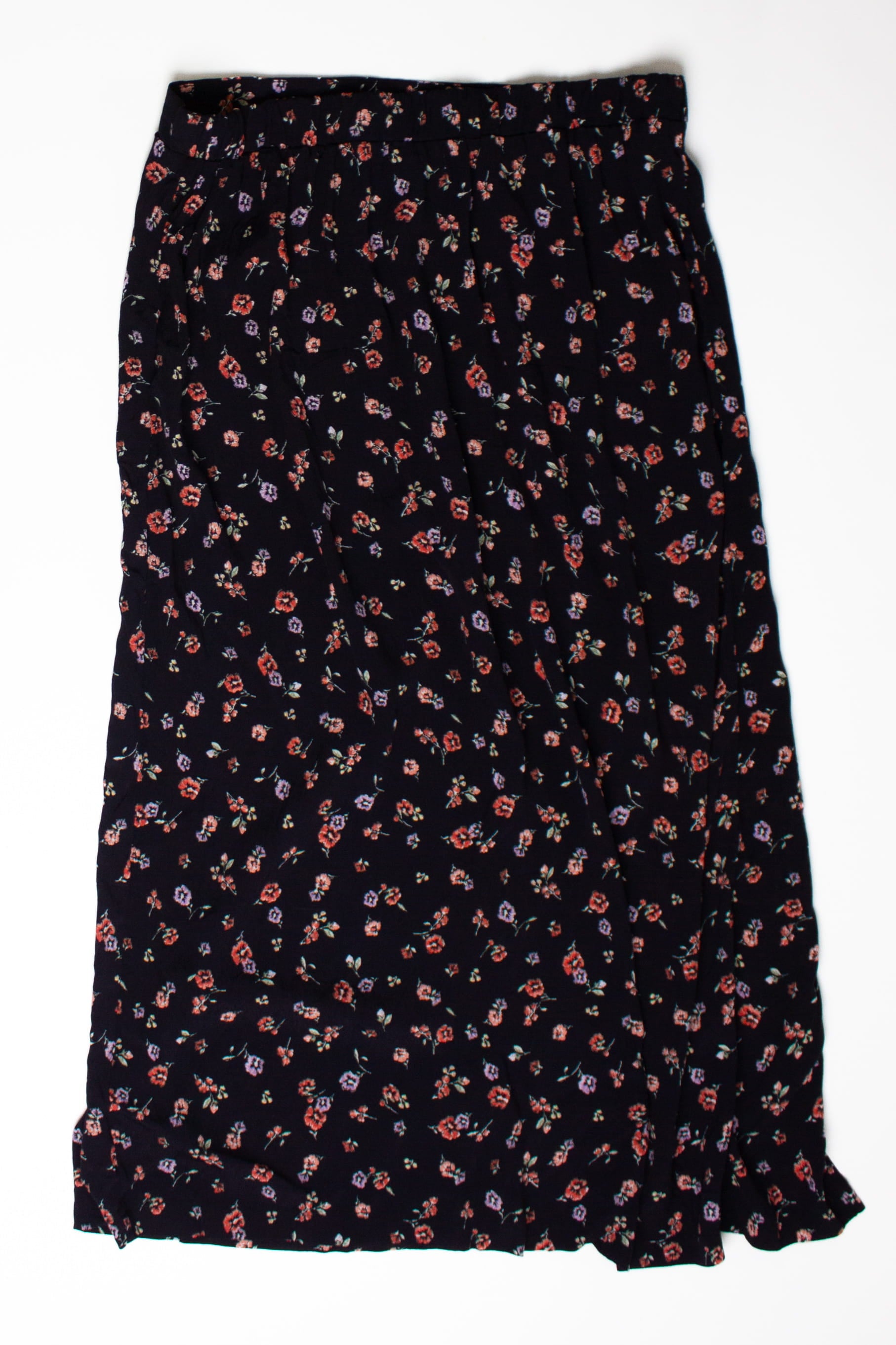 Stitch & Pine Leg Slit Floral Skirt (2020s)