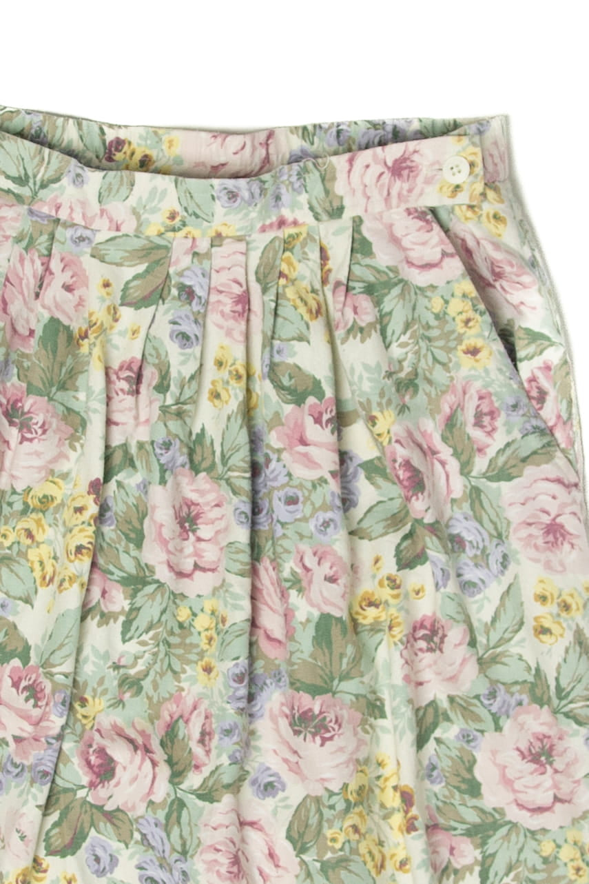 Vintage Gallerina Sport Floral Skirt (1990s)