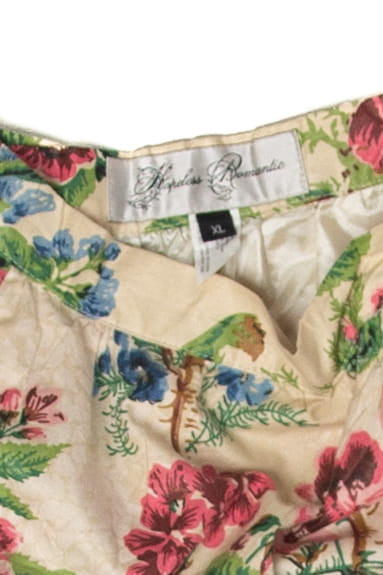 Vintage Hopeless Romantic Floral Skirt (1990s)