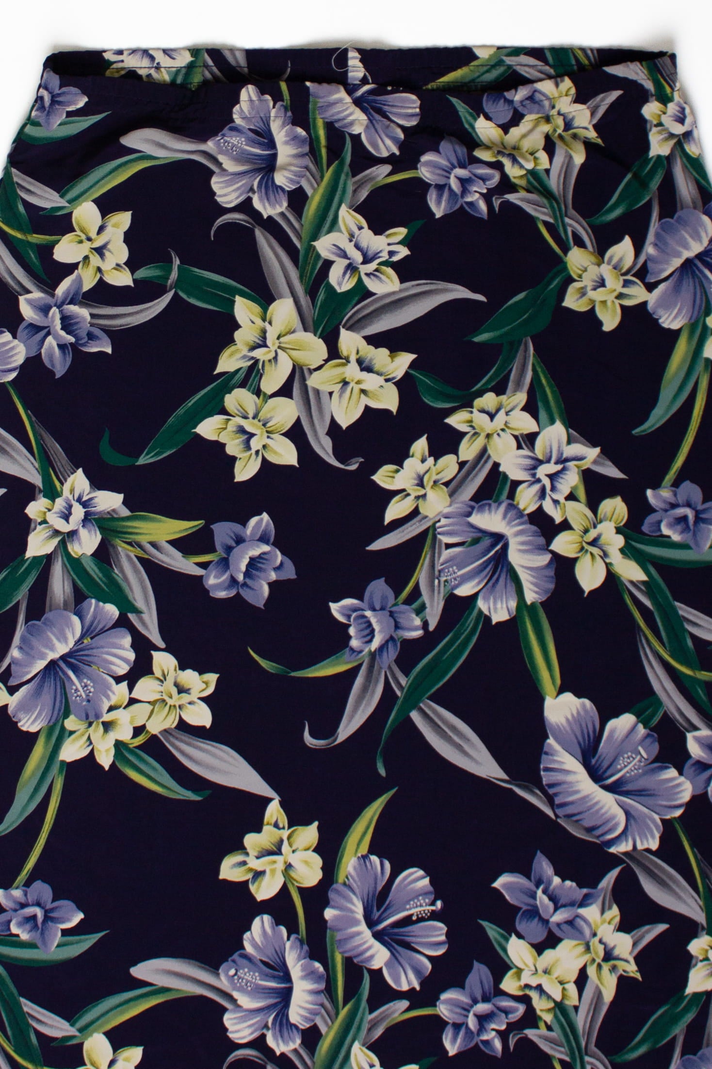 Vintage Navy Floral Skirt (1990s)