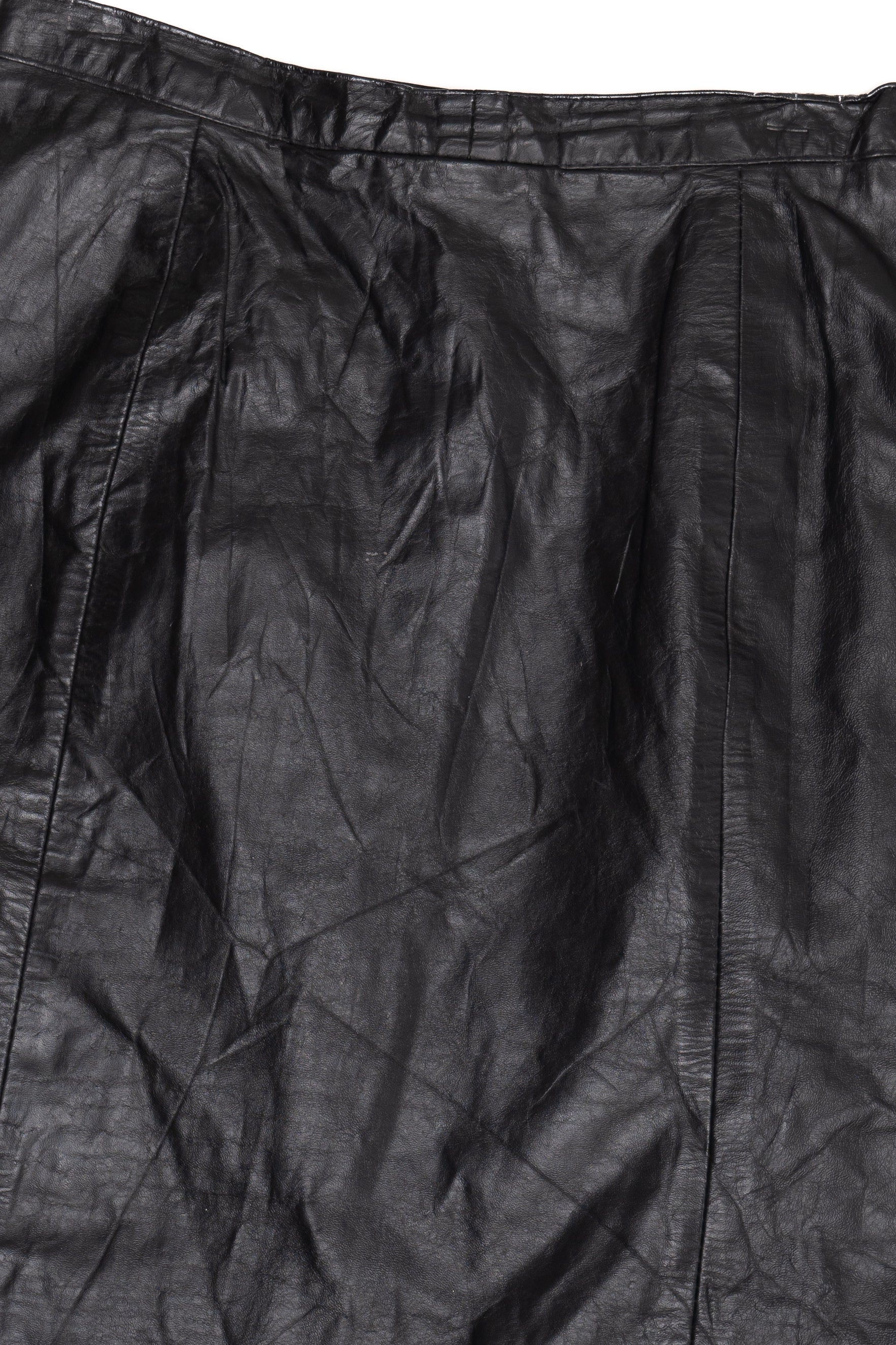 Vintage Phoenix High Waisted Leather Skirt (1980s)
