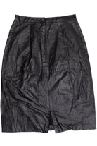 Vintage Phoenix High Waisted Leather Skirt (1980s)