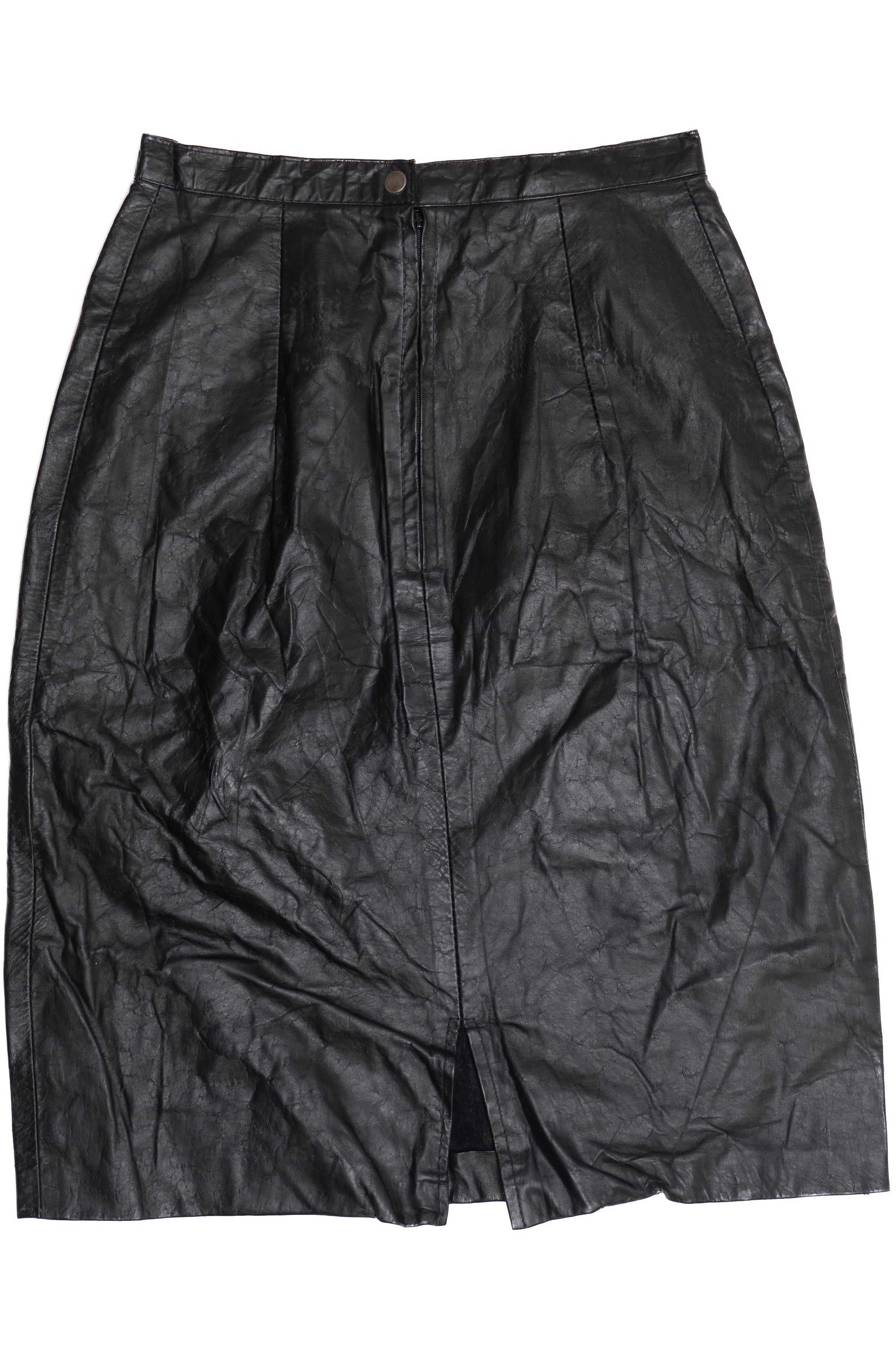 Vintage Phoenix High Waisted Leather Skirt (1980s)