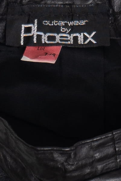 Vintage Phoenix High Waisted Leather Skirt (1980s)