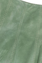 Vintage Thalian Extract Suede Mini Skirt (2000s)
