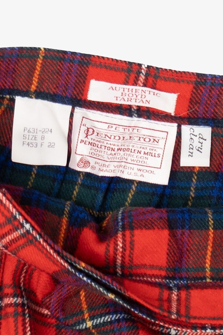 Vintage Plaid Authentic Boyd Tartan Pendleton Skirt (1980s)