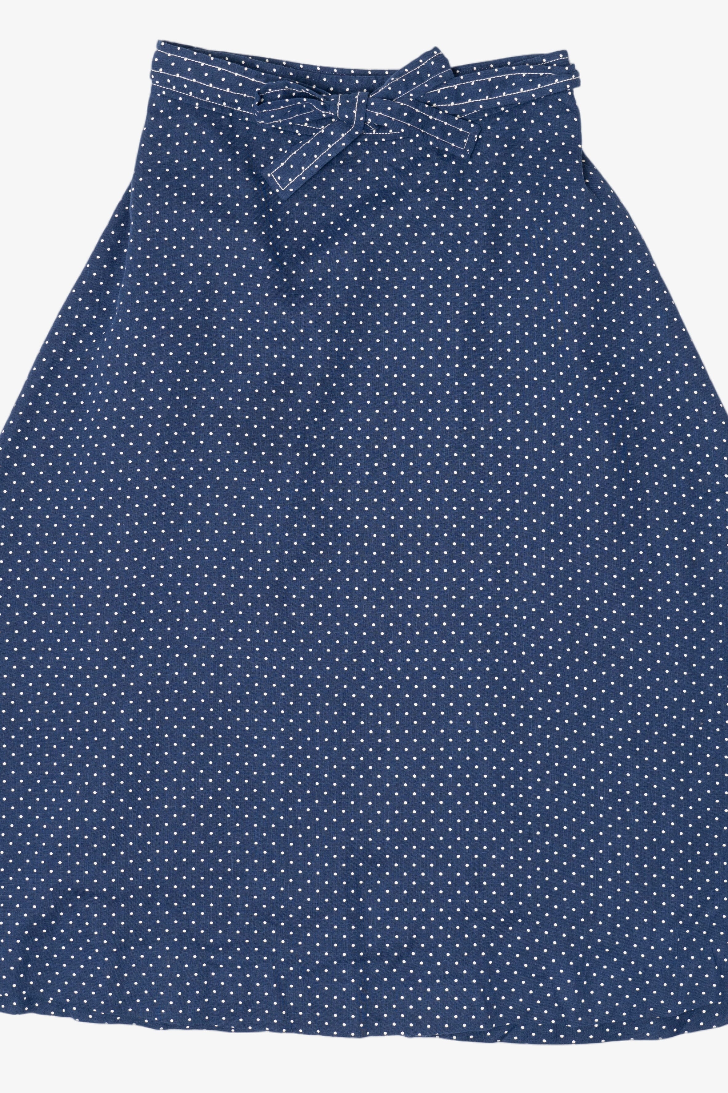 Vintage Polka Dot Bow Country Set Skirt (1980s)