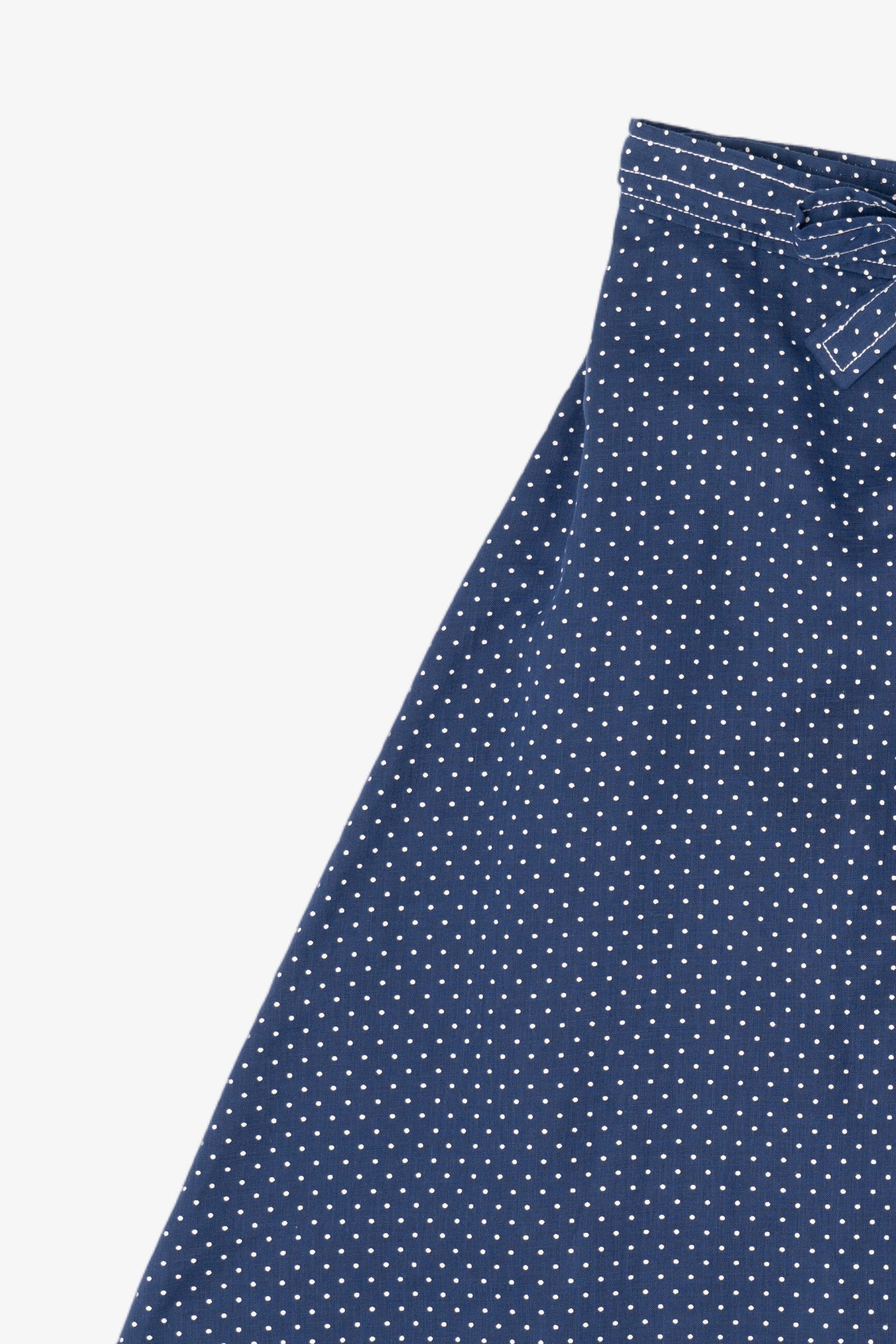 Vintage Polka Dot Bow Country Set Skirt (1980s)