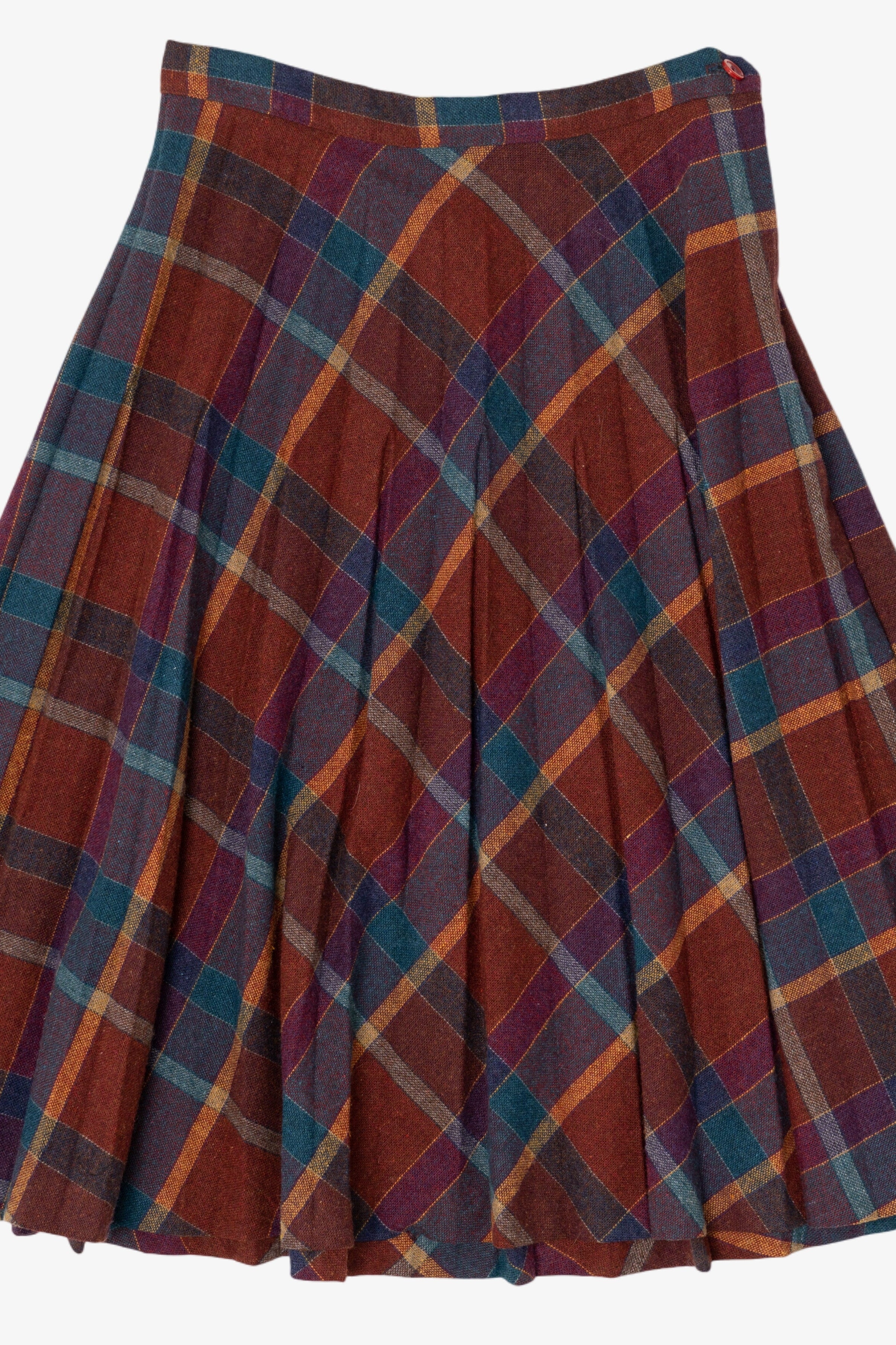 Vintage Plaid Sears Skirt (1970s)