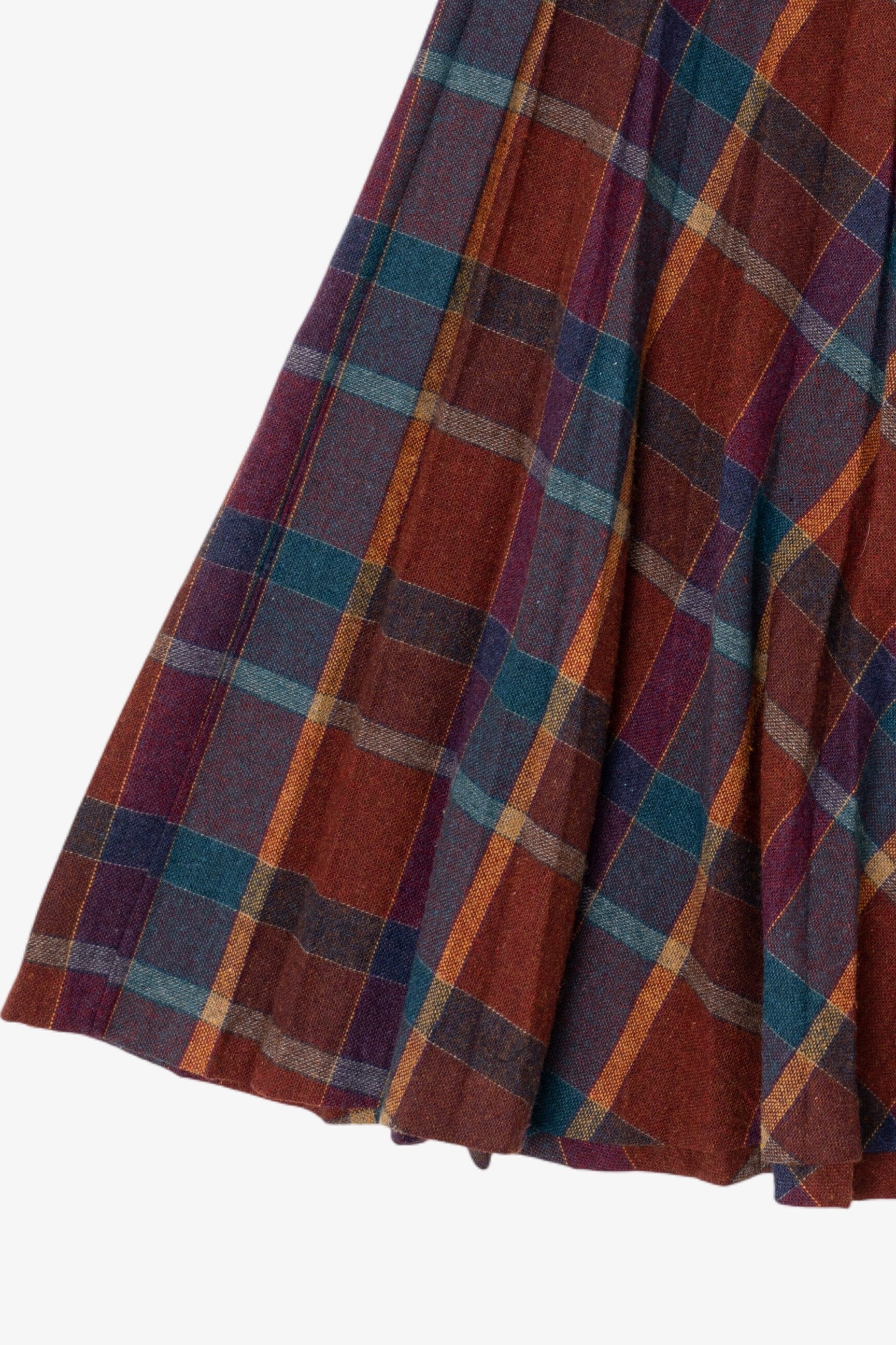 Vintage Plaid Sears Skirt (1970s)