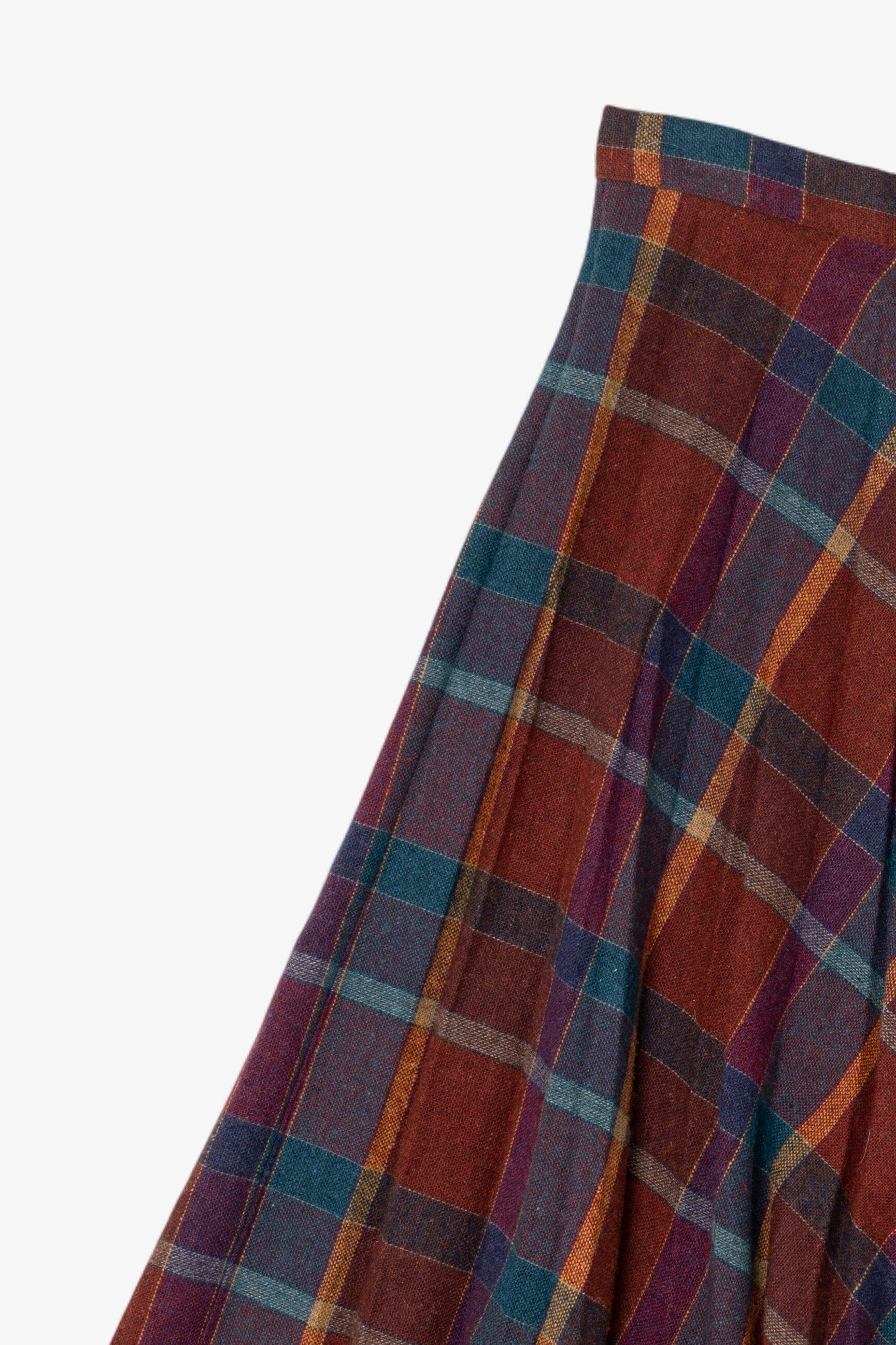 Vintage Plaid Sears Skirt (1970s)