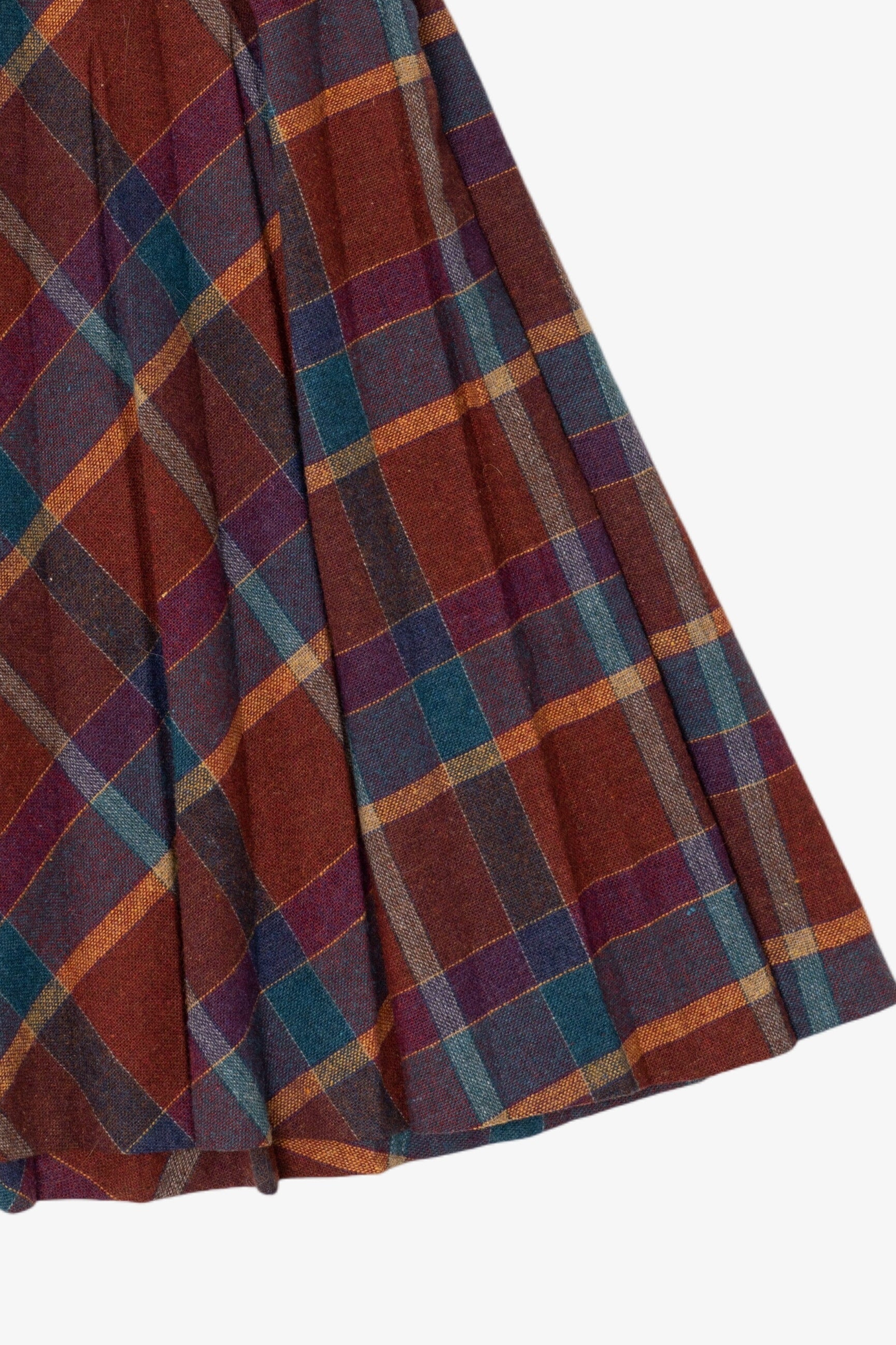 Vintage Plaid Sears Skirt (1970s)